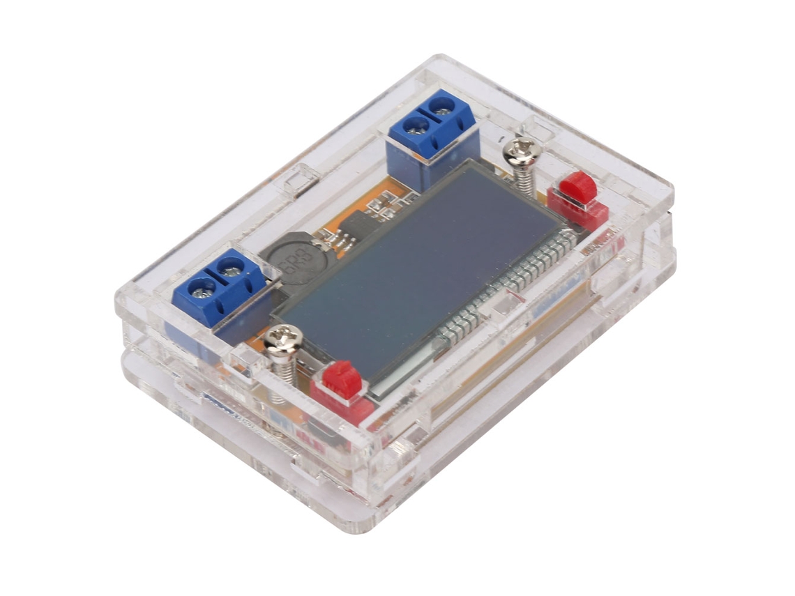 Laxiscreed Regulador De Tensão Ajustável Dc 3a Com Display Lcd Para Fonte De Alimentação