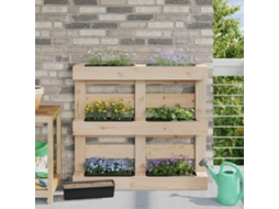 Vidaxl Caixas De Flores Para Paletes Euro 12 Unid. Preto Polipropileno