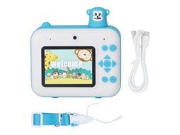 Câmera Infantil Laxiscreed Com Tela De 2.4” E Duas Lentes Hd 1080p Para Crianças