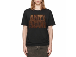 Rockinstone Jaws Movie Shark Burst Black Adult T-shirt Size:xxxl