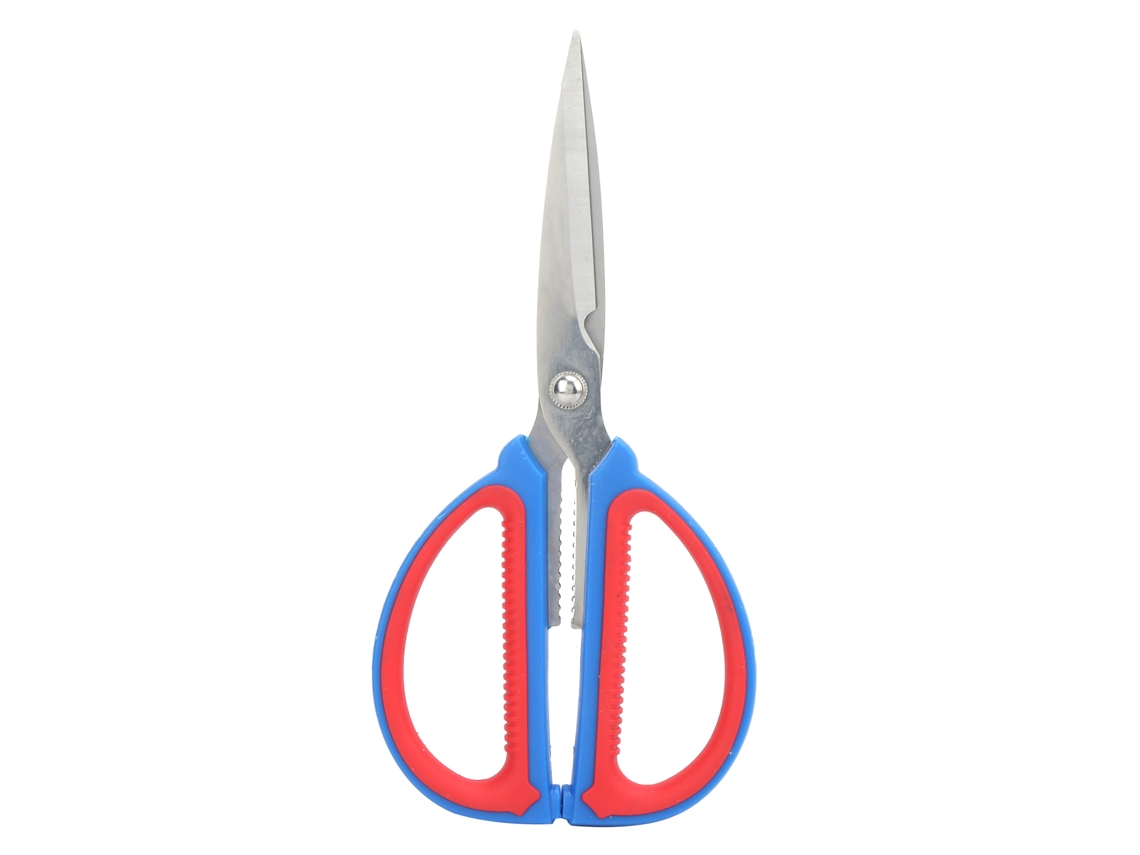 Tijeras De Acero Inoxidable Multiuso Para Cocina, Manualidades Y Costura Con Mango Ergonómico Grande Y Resistente