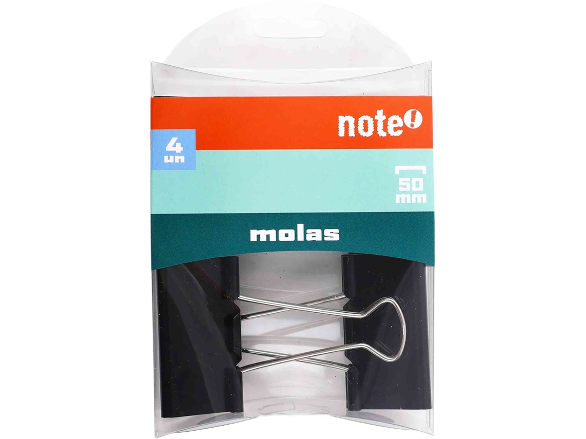 Conjunto 4 Molas 50mm Pretas NOTE!