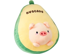 2026 almohada de Peluche de Cerdo Cute Aguacate Suave Juguete de Peluche Regalo para Niños Halloween Navidad
