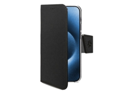 Capa Carteira Para Iphone 17 Pro, Preta, Em Couro Orgânico.