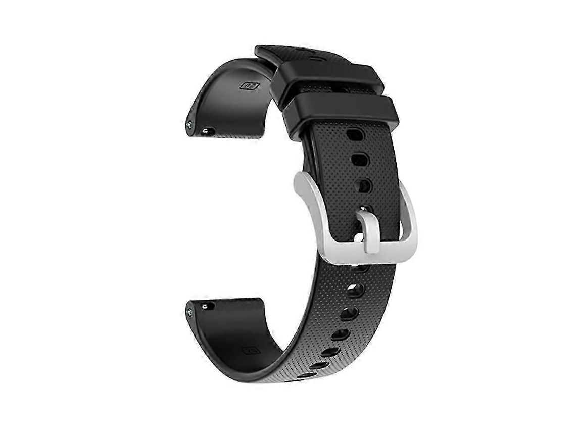 Pulseira De Silicone Prateada De Substituição Para Smartwatches Garmin Venu Sq E Vivomove3