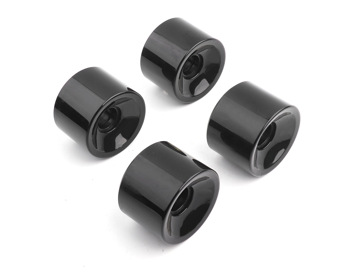 2026 rodas de Skateboard Longboard Pu de Alta Qualidade 4pcs Set 70*51mm Cor Preta