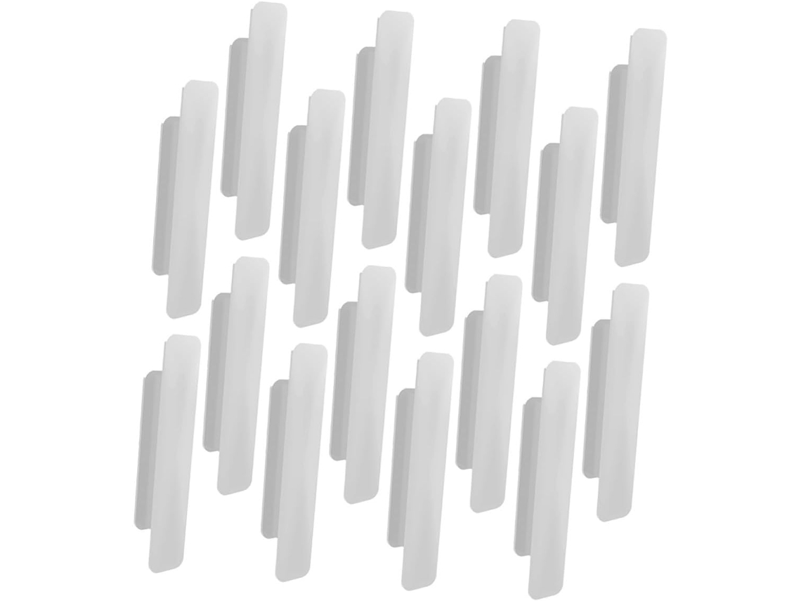 Doitool 8-pares De Puxadores Adesivos Plástico Para Portas Deslizantes, Sem Furos, Modelos Ergonômicos E Adesivos Para