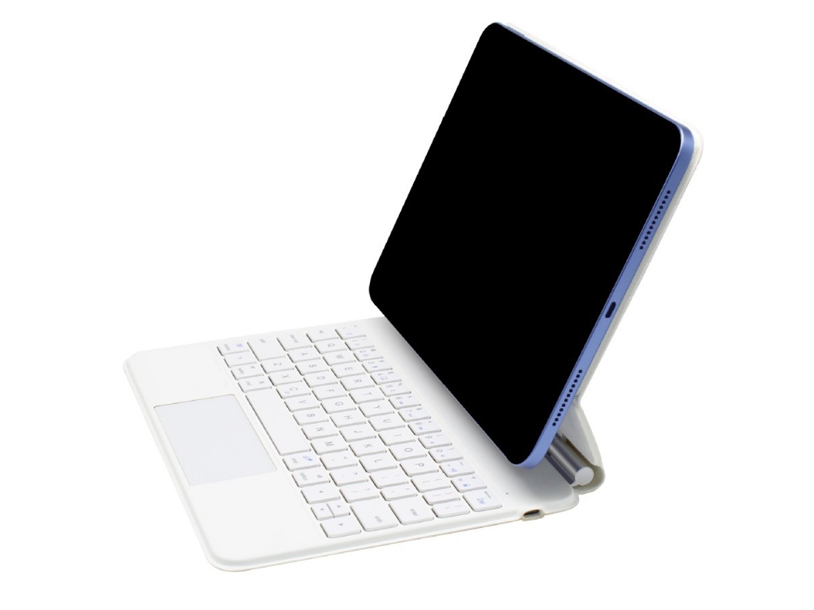Teclado HALINUIA Compativel com 2024 Ipad Pro11" (branco)
