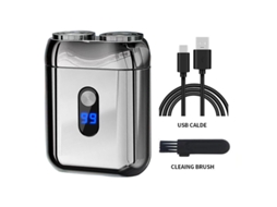 Compatível Barbeador Elétrico Portátil Para Carro, 8000 Rpm,  Tela Digital, Usb Recarregável (power Bank/pc/carro), Ideal Para Viagens E Uso