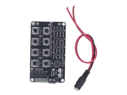 Aetheria placa Controladora de Servomotor 8 Canais com Botão Rotativo Alta Precisão 5‑8.4v