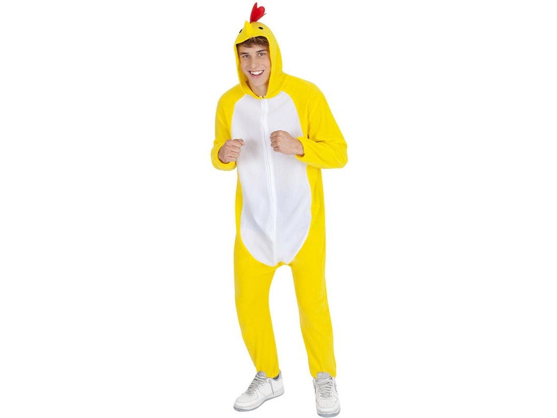 Fantasia adulta de frango com capuz