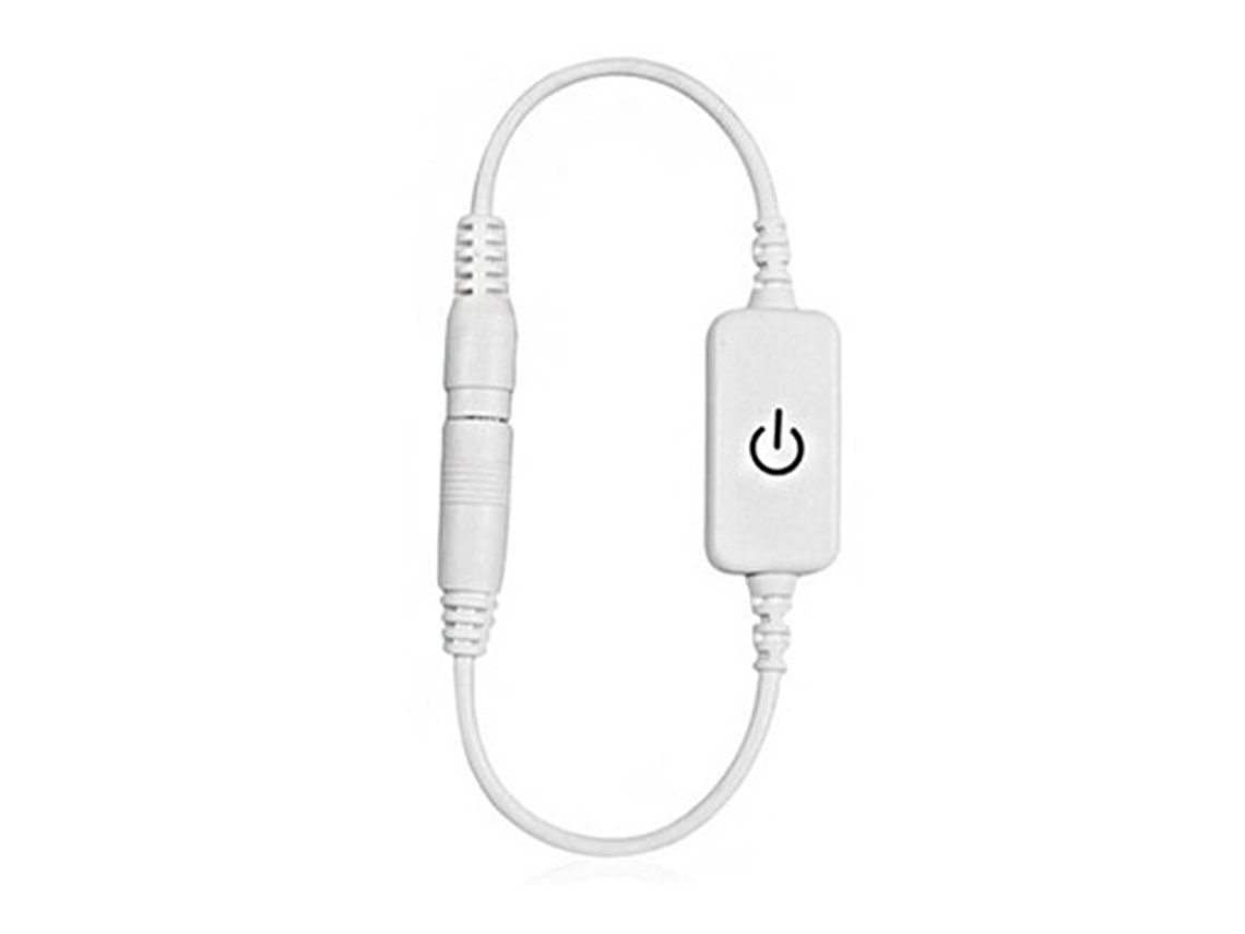 Interruptor Dimmer Led Mini de Toque 12 24v 4a Controle de Brilho para Fita Led Monocromática | S/MARCA