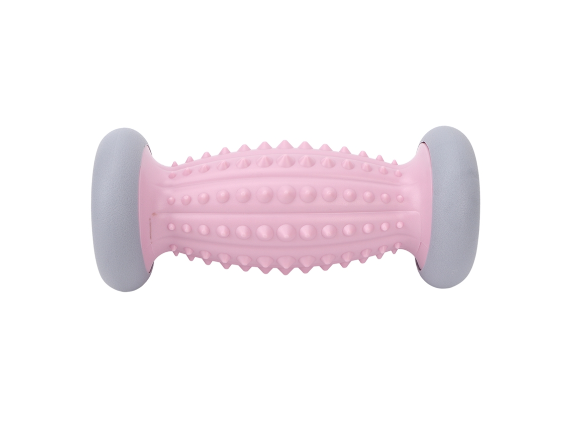 Rolo De Massagem Nos Pés Rosa Para Relaxamento Muscular E Alívio Do Desconforto Em Caso De Fascite Plantar
