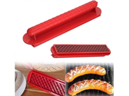 Cortador Multifuncional de Salsichas e Presunto com Lâmina de Aço Inoxidável 304 e Cabo Ergonômico para Churrasco