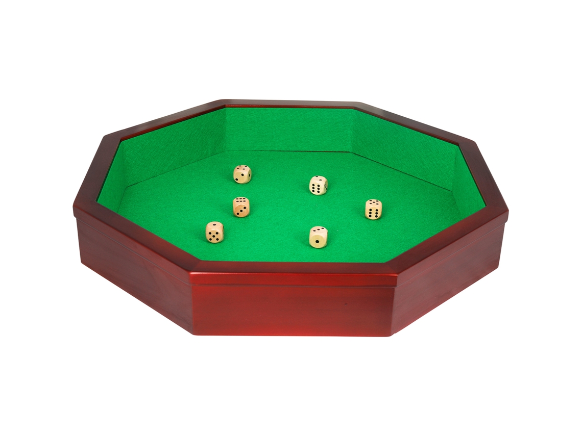 Suporte De Dados Buffalo Octogonal Castanho