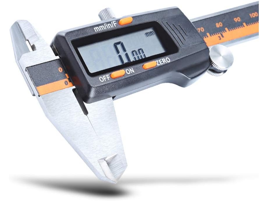 Paquímetro Digital Xiiyun Em Aço Inoxidável Com Indicador De Frações,