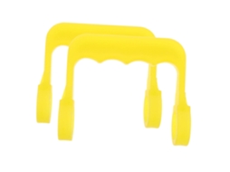 Alças Ergonômicas De Plástico Amarelo Para Macaco Hidráulico Horizontal