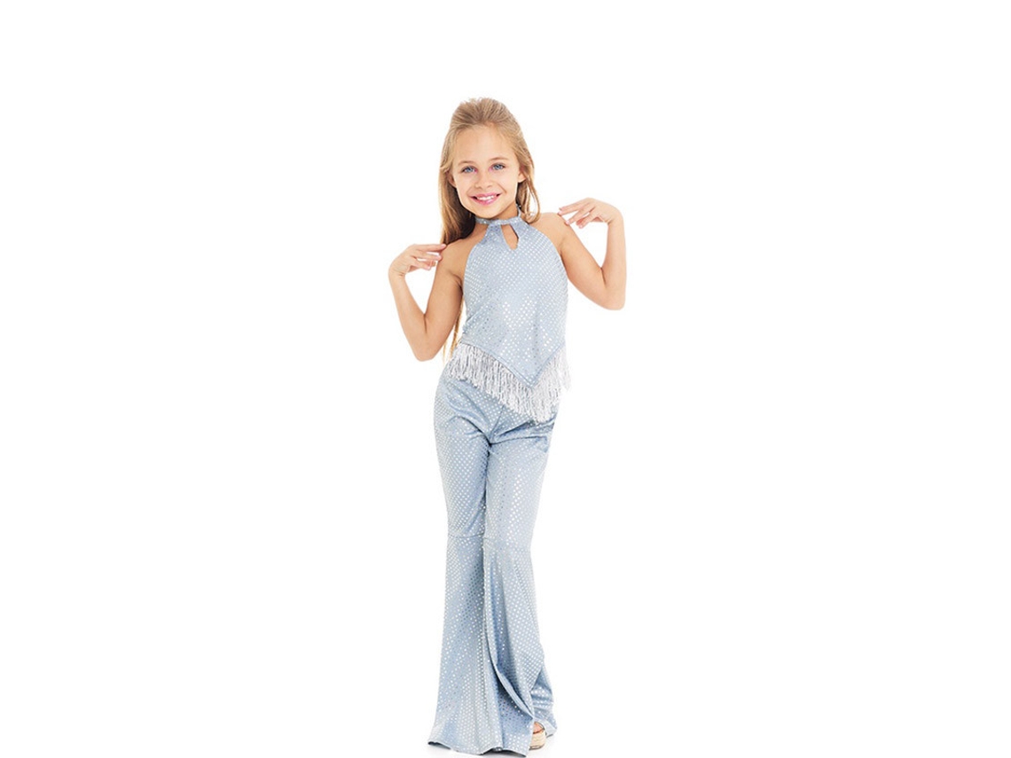 Fato de Menina PARTILANDIA Shiny Disco Dance (Tam.: 5-6 anos)