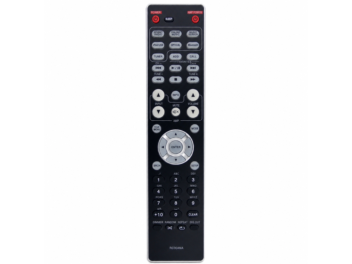 Comando À Distância De Substituição Compatível Com Amplificador Marantz Rc004na