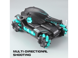 Mali carro de Controle Remoto 2.4ghz com Lançamento de Pérolas de Água 4wd 360° Rotativo com Luz e Música para Meninos