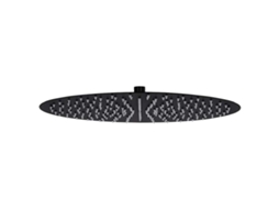 Vidaxl Cabeça De Chuveiro Redonda 40 Cm Aço Inoxidável Preto