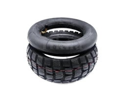 Câmara e pneu externo 255x80 para patinete elétrico com bocal de 90 graus