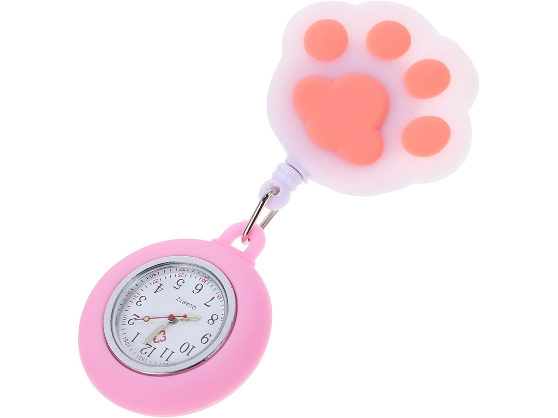 Relógio de pulso quadrado em silicone com estampa aleatória GOKOCO