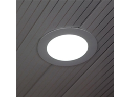 Painel Led de Encastrar 24W Redondo Aro Branco Branco Frio