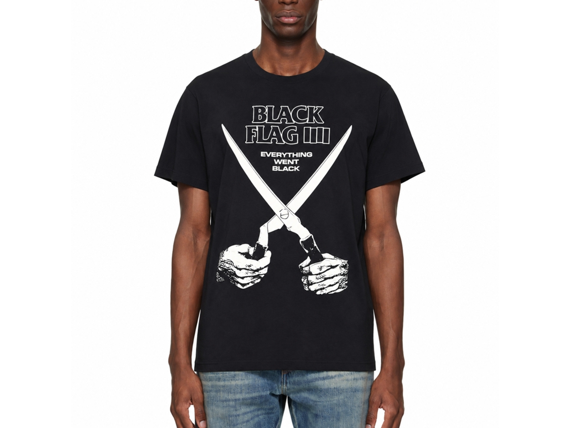 Black Flag Everything Went Black T-shirt Unisex Adults Size:xl