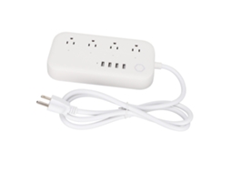 Aetheria barramento de Energia Inteligente 4 Tomadas 4 Portas Usb Carregamento Rápido Timer Proteção Contra Surtos