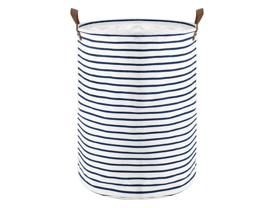 Cesto De Roupa Suja Independente Com Estrutura, Alças Reforçadas Para Maior Estabilidade, Estampa De Desenho Animado Para Um Toque Divertido