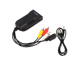 Aetheria conversor S video Cvbs para Hdmi Adaptador Suporta 720p 1080p Plug And Play