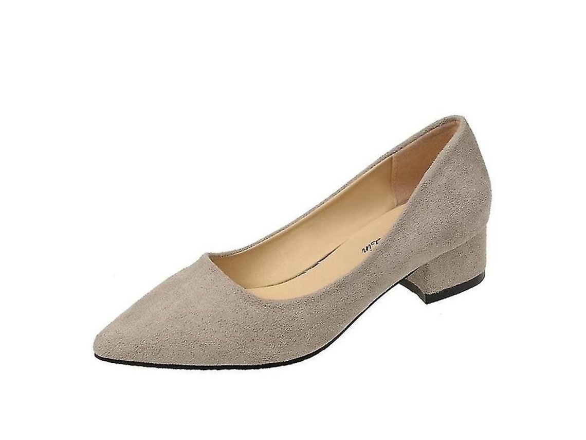 2026-zapatos Planos Cerrados Para Mujer Confortáveis Antiderrapantes Loafers De Moda Diária Soft Low Top Eu 40 Bege Camurça