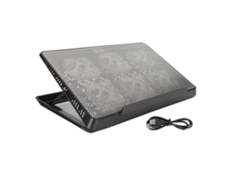 Cooler Para Notebook (seis Ventiladores Com Controle De Velocidade, Suporte Com Ajuste De Altura)