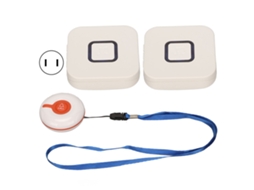 Alarma inalámbrica para cuidadores con botón SOS, sistema de alerta y monitorización, 100-240V, USB S/MARCA