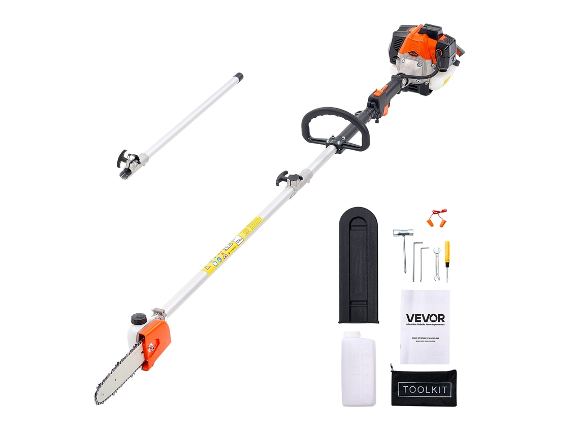 Motosserra Sem Fio De 25 Cc E 2 Tempos Com Barra De Corte De 20,3 Cm Vevor