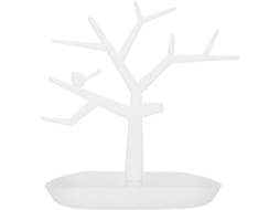 2026-árbol De Joyería Metal, Soporte Para Joyas Colgante, Organizador De Pendientes, Pulseras, Anillos Y Collares (blanco)
