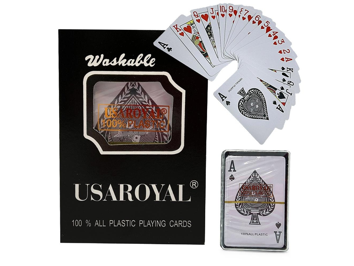 Baralho de Cartas em Plástico Cores Sortidas