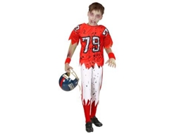 Fato Futebol Americano Zombie 8-10 Anos