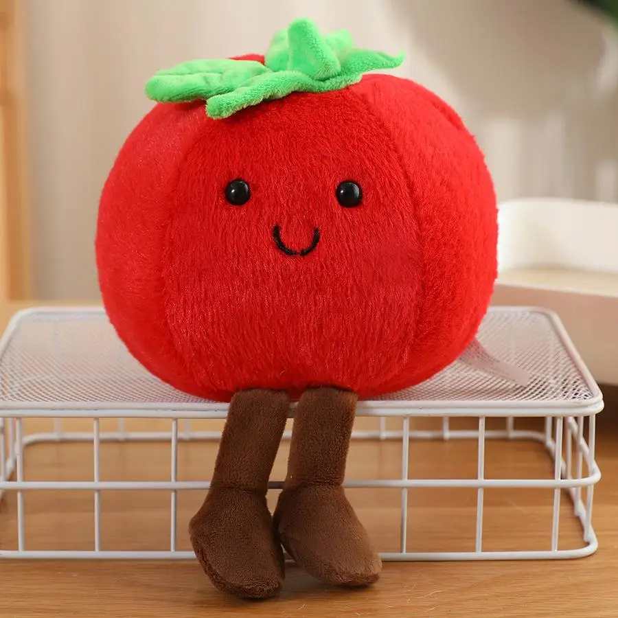 Lindo Tomate de Pelúcia de Desenho Animado para Decoração. MDUG (tomate 25cm)
