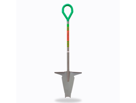 Pá de Raiz Profissional para Escavador de Raízes Root Digger Dentes de Aço Ultra Afiados Cabo de 360º 123 Cm de Comprimento Robusto e Durável STARLYF
