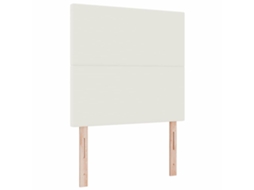 Cabeceira | Painel De Cama Creme 100 Cm Tecido De Veludo Cotele