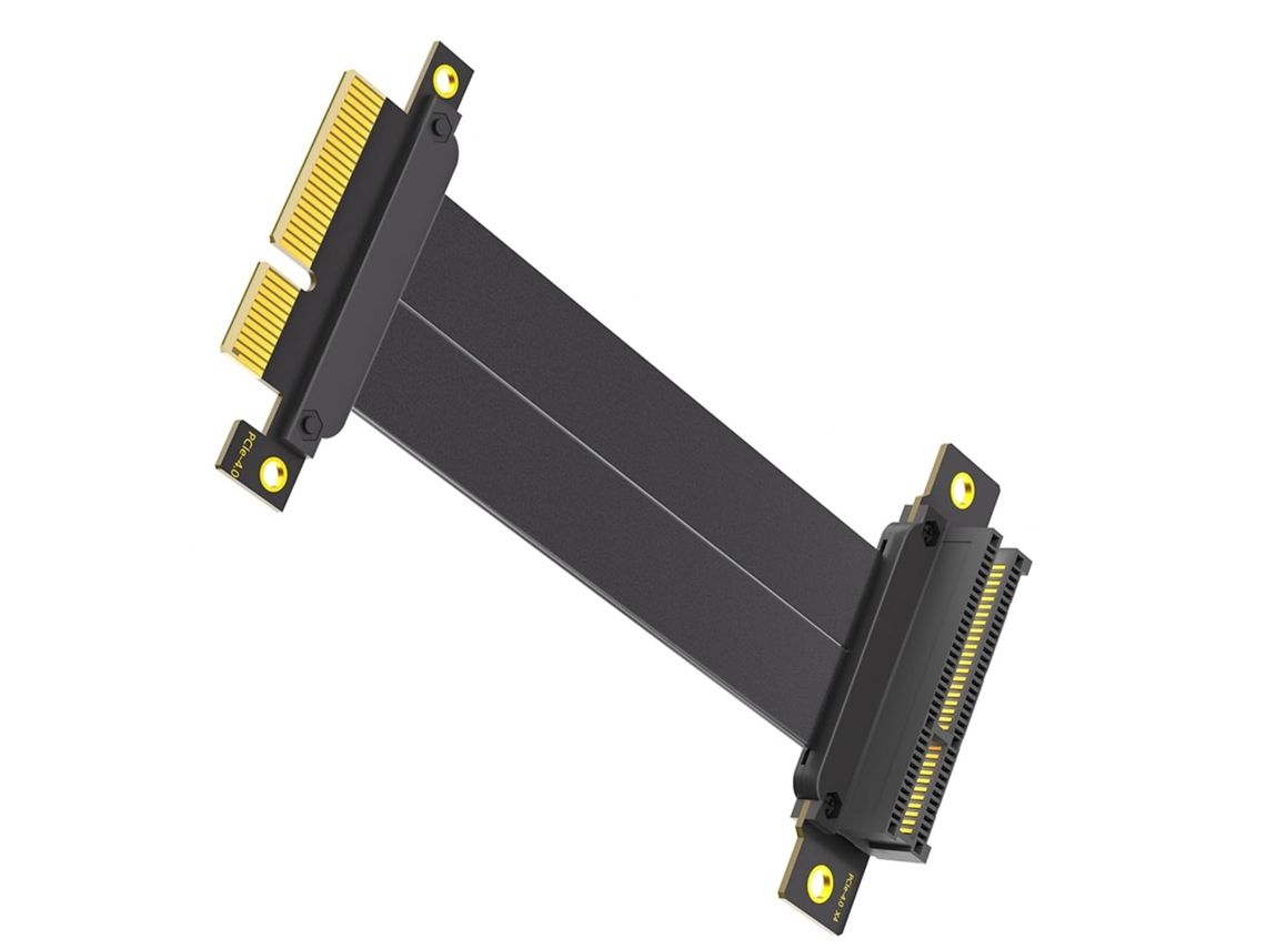 Placa Extensora Pcie4.0 De 90° A 180° Em Ângulo Reto Para Computador