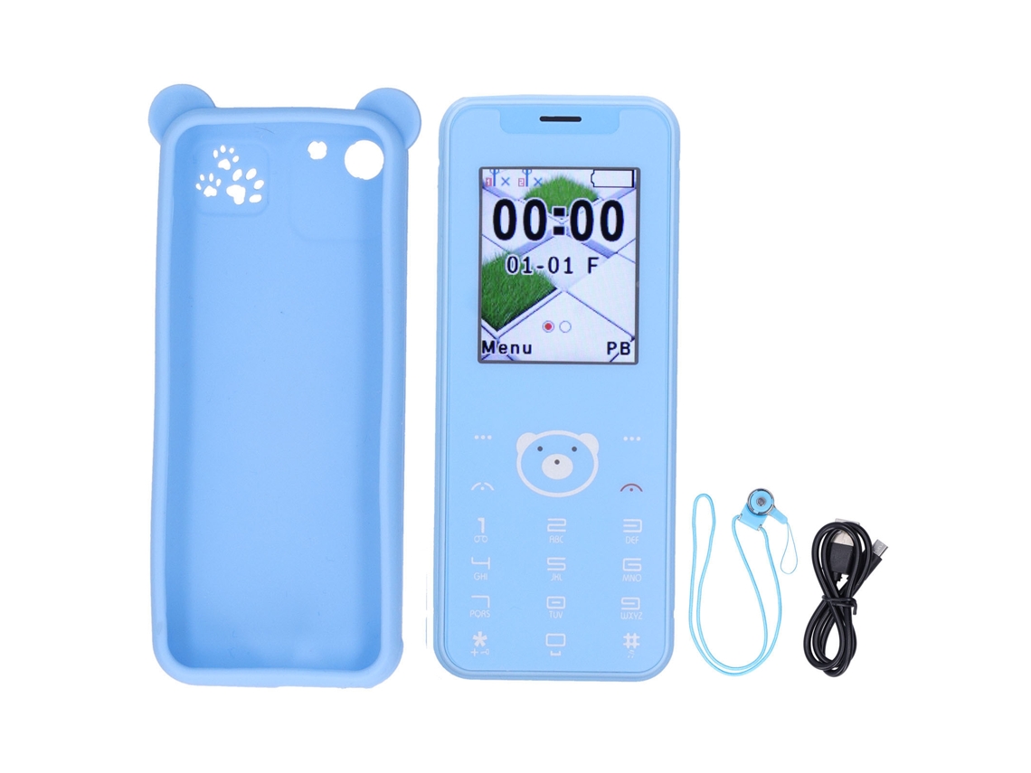 Laxiscreed Telemóvel Estudantil Portátil 1.77" Dual Sim Para Uso Diário