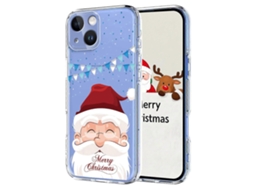 Capa Tkdaddy Para Iphone 15 Com Estampa De Natal E Tpu, Capa Traseira Para Celular Com Papai Noel