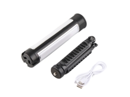 Lâmpada de Trabalho Led Dobrável com Tripé, Carregamento Usb, Luz Alta para Camping e Outdoor