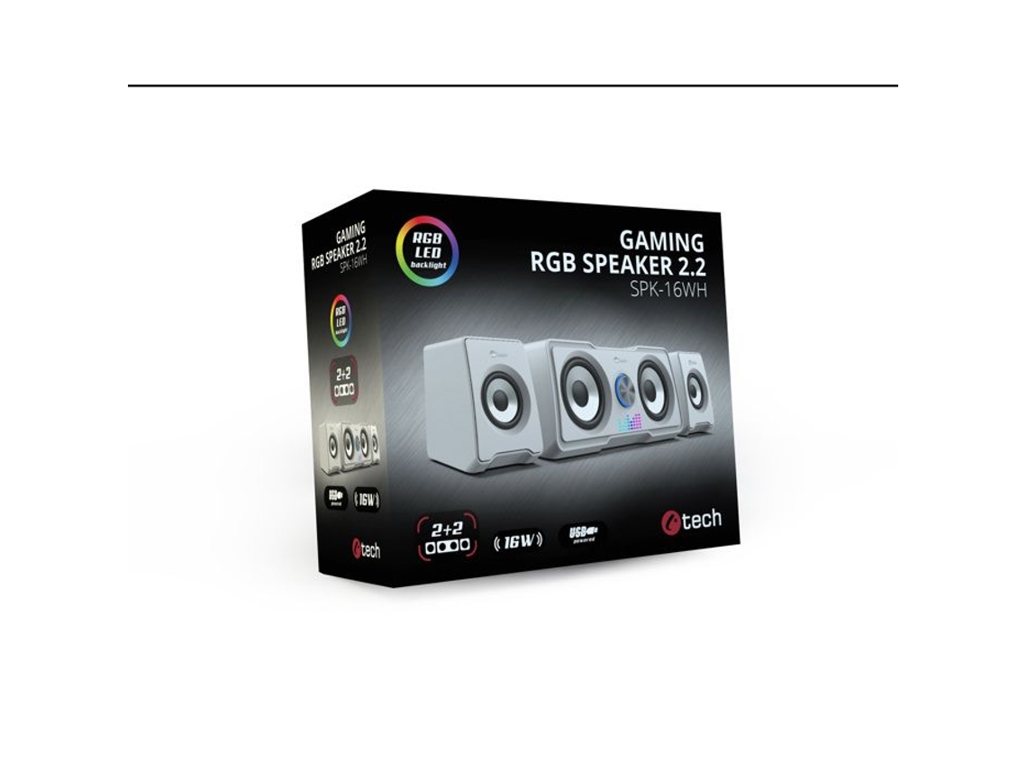 Spk 16wh/2.2/16w/branco C Tech
