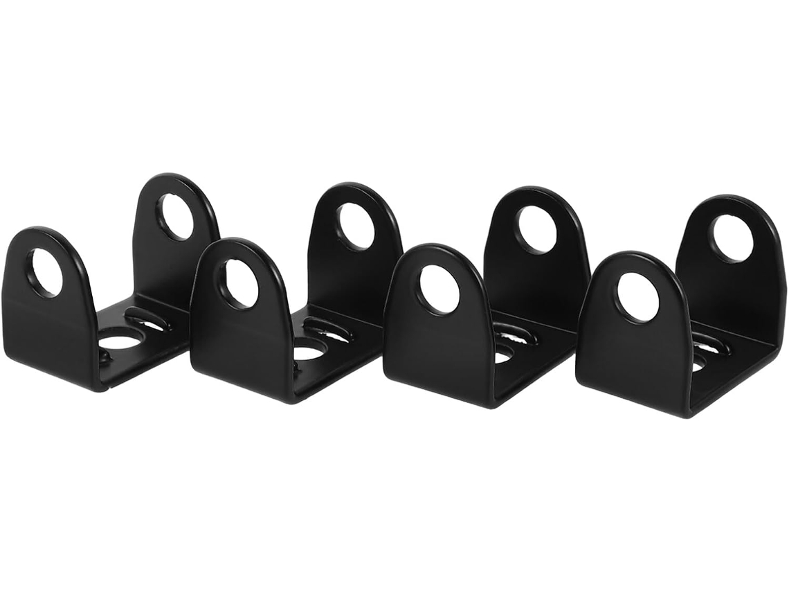 Suporte para farol de motocicleta em liga de alumínio reforçado, conjunto de 4 peças, com fixação da Grampo.