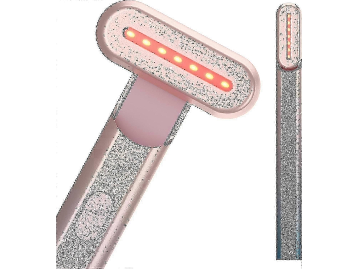 Varinha de Cuidados Faciais 4 em 1 Radiant Renewal com Massageador Facial Ouro Rosa GOKOCO