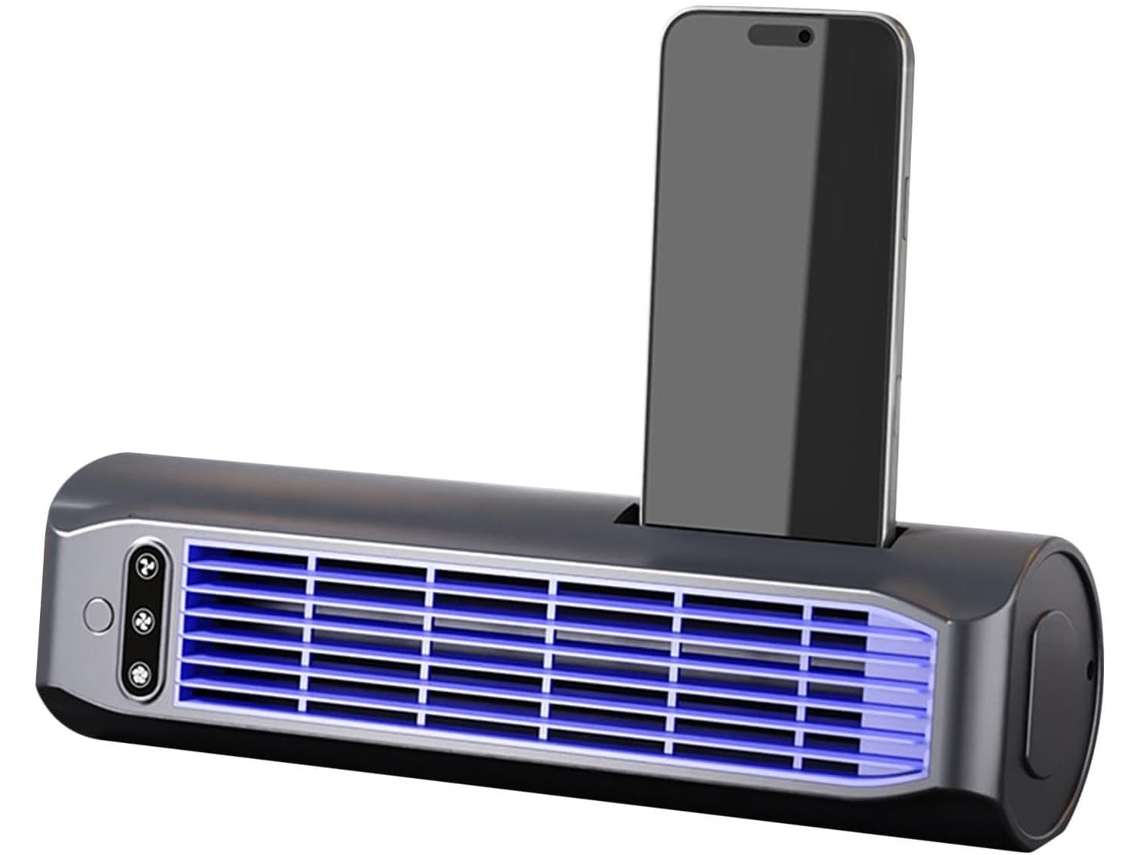 Ventilador De Mesa Pequeno, Silencioso, Recarregável, Oscilante, Com